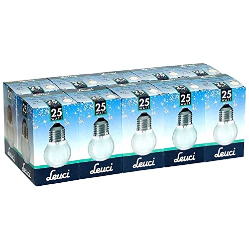 10 Stück Glühbirne Tropfen 25W E27 opal weiß dimmbar von EGB