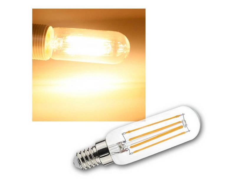 EGB LED-Leuchtmittel E14 Filament LED Lampe "Röhre" 4,5W 490lm 2700K, warmweiß EGB LED-Leuchtmittel E14 Filament LED Lampe "Röhre" 4,5W 490lm 2700K, warmweiß von EGB