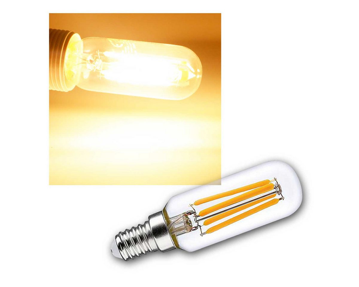 EGB LED-Leuchtmittel E14 Filament LED Lampe "Röhre" 4W 470lm 2700K 360°, warmweiß EGB LED-Leuchtmittel E14 Filament LED Lampe "Röhre" 4W 470lm 2700K 360°, warmweiß von EGB