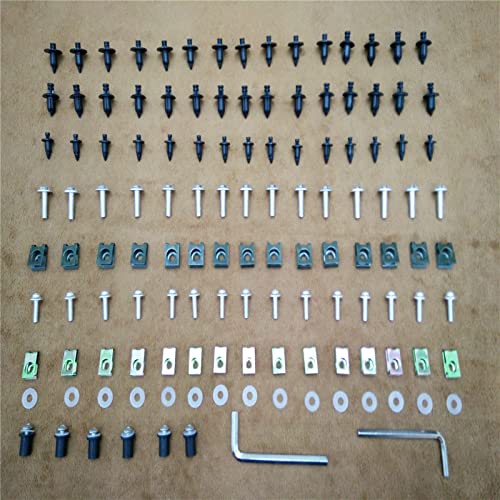 EGEIRA Karosserie-Kits Motorrad Verkleidungskörper Schrauben Kit Clips Schrauben Mutter Für Suzuki SV650S SV650 S Für B-King DL650 GSF1200S DL 650 GSF 1200S GSF1200 S GSF 1200 S Teile von EGEIRA