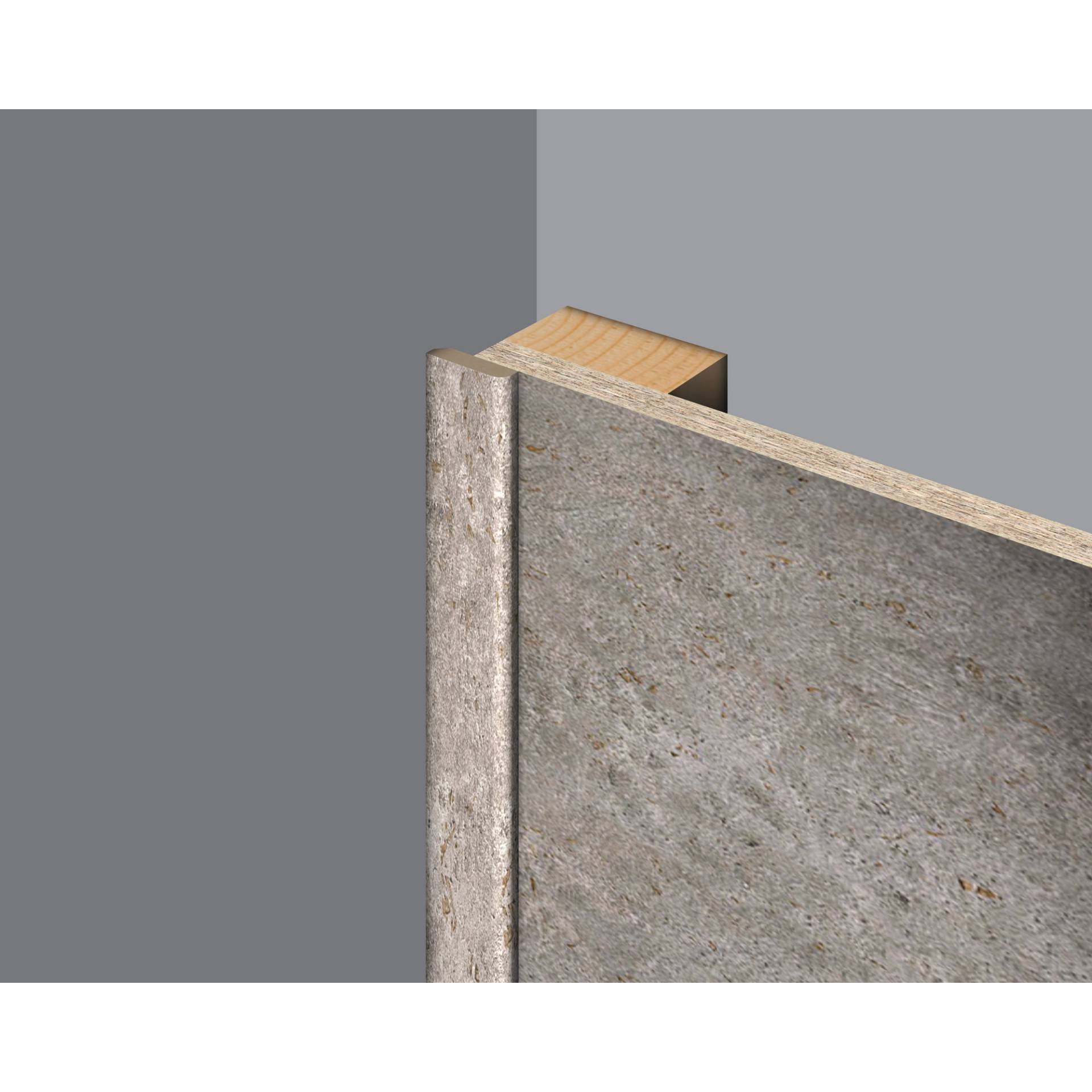EGGER Abdeckleiste 'DecoWall AL003' Rovigo Beton 2400 x 6 x 25mm EGGER Abdeckleiste 'DecoWall AL003' Rovigo Beton 2400 x 6 x 25mm von EGGER