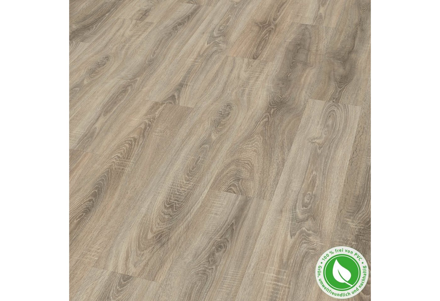 EGGER Designboden GreenTec EHD002 Eiche sägerau grau, (7,5mm, 1,995m),Robust & Strapazierfähig von EGGER