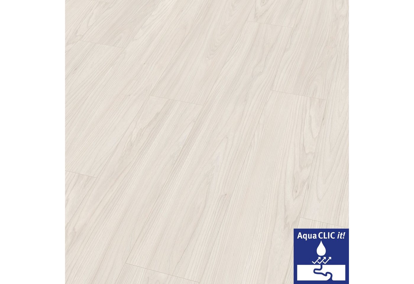 EGGER Laminat EL1003 Sheffield Akazie weiss, (8mm, 1,995m),Wasserresistent & Praktisch von EGGER