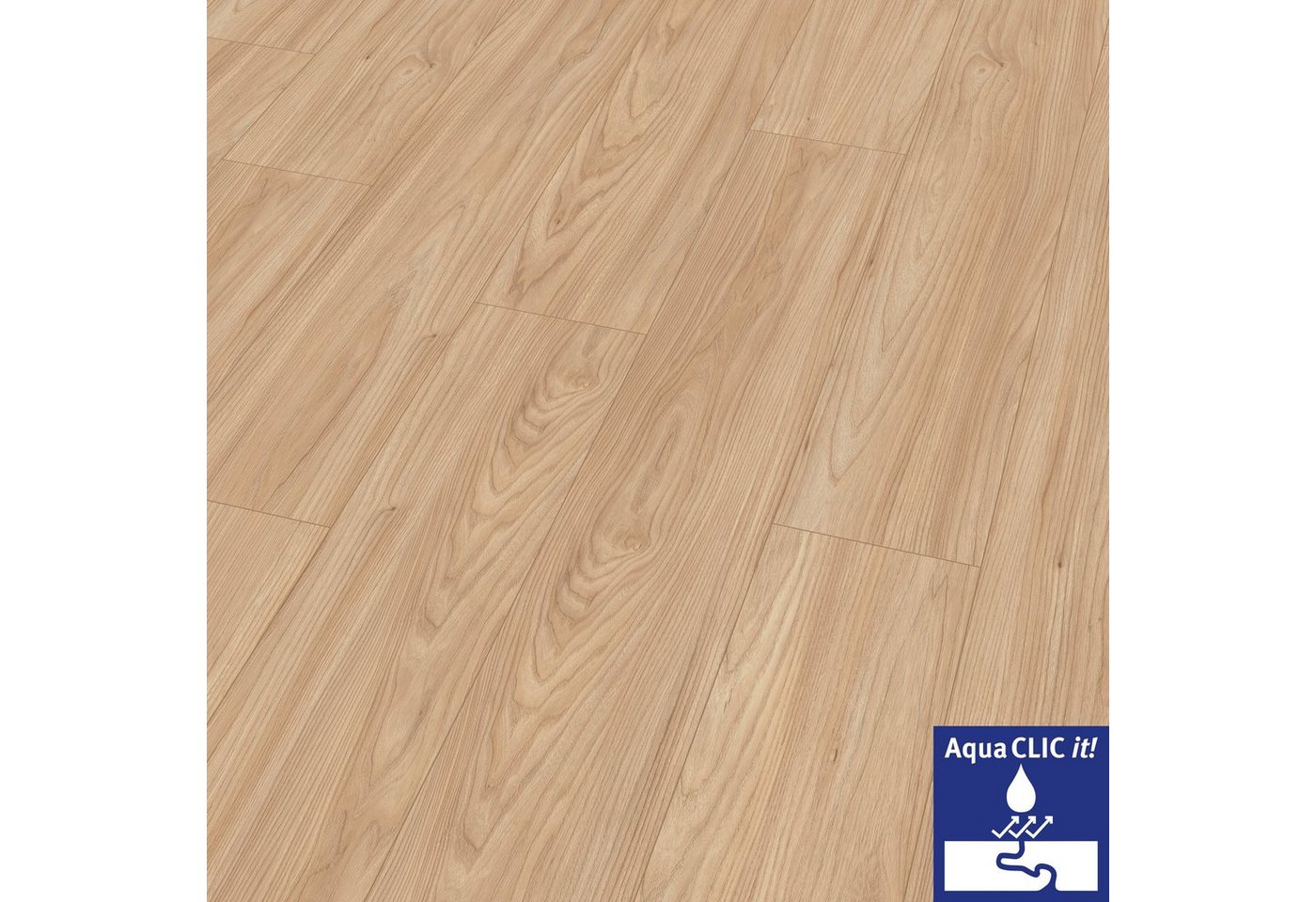 EGGER Laminat EL1004 Sheffield Akazie natur, (8mm, 1,995m),Wasserresistent & Praktisch von EGGER