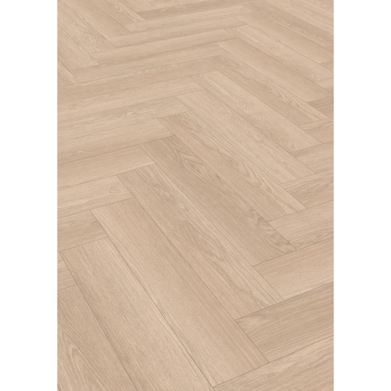 EGGER Laminat 'Nature Herringbone' EL2132 Baronia Eiche hell 8 mm von EGGER