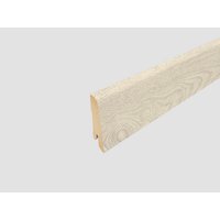 EGGER Sockelleiste »Berdal«, Berdal Eiche weiß (L626), HxL: 6 x 240 cm - weiss von EGGER