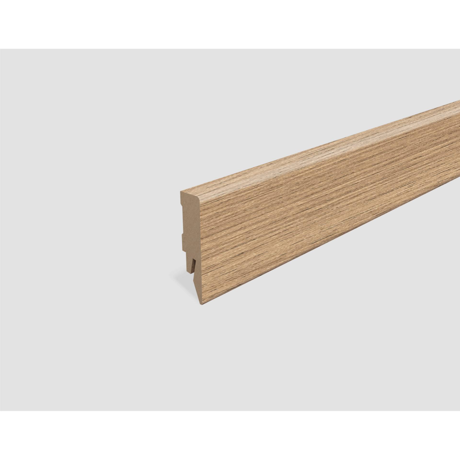 EGGER Sockelleiste 'Cubical' Eiche braun 2400 x 58 x 14 mm EGGER Sockelleiste 'Cubical' Eiche braun 2400 x 58 x 14 mm von EGGER