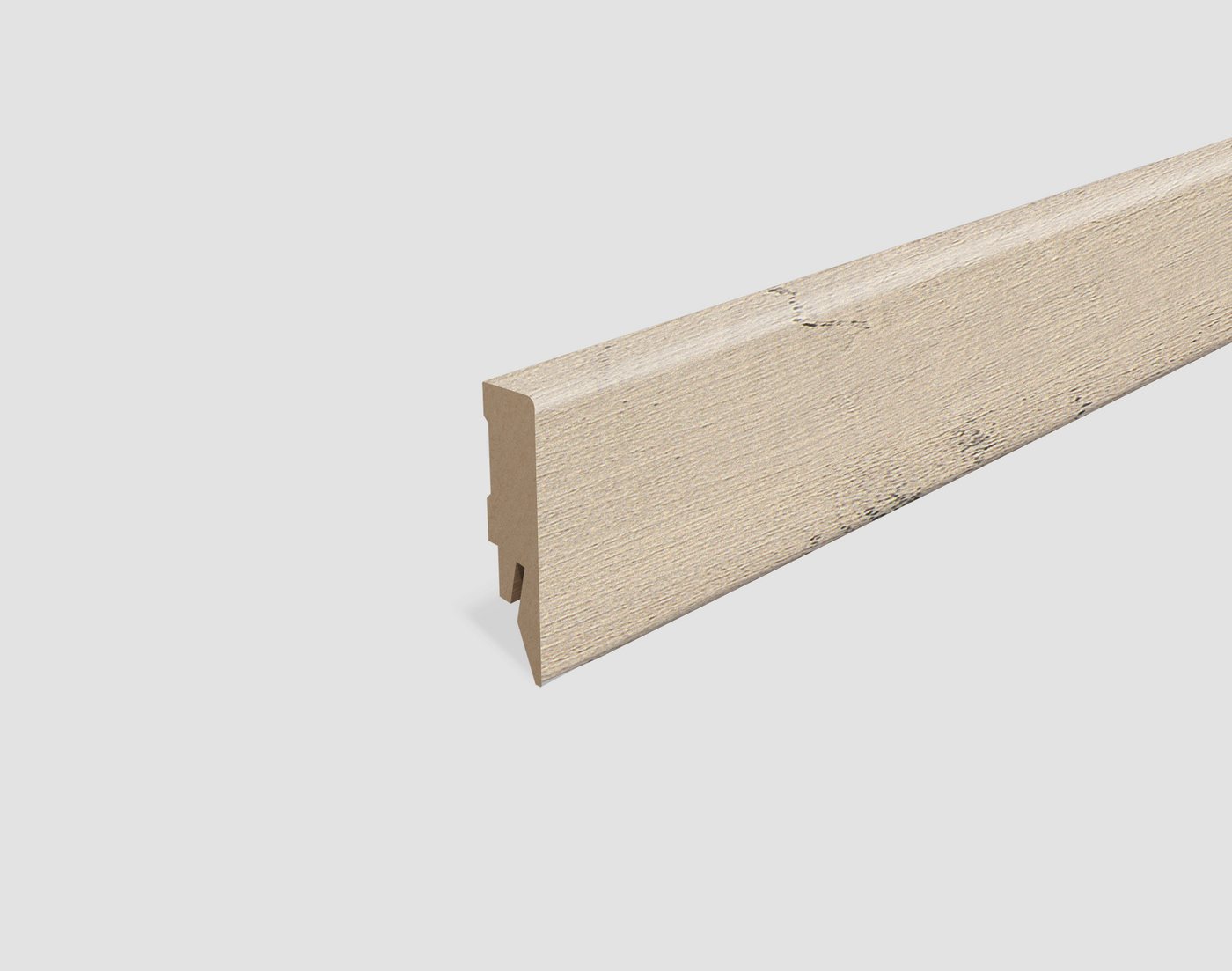 EGGER Sockelleiste Wood bunt L355, L: 240 cm, H: 5.8 cm, 1-St., 2,40m, neues kubisches Profil, passend zu Fußboden Dimas Wood bunt von EGGER