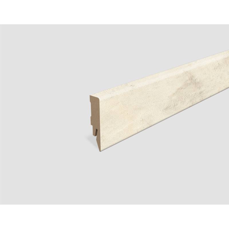 EGGER Sockelleiste 'L581' Beton weiss 2400 x 58 x 14 mm von EGGER