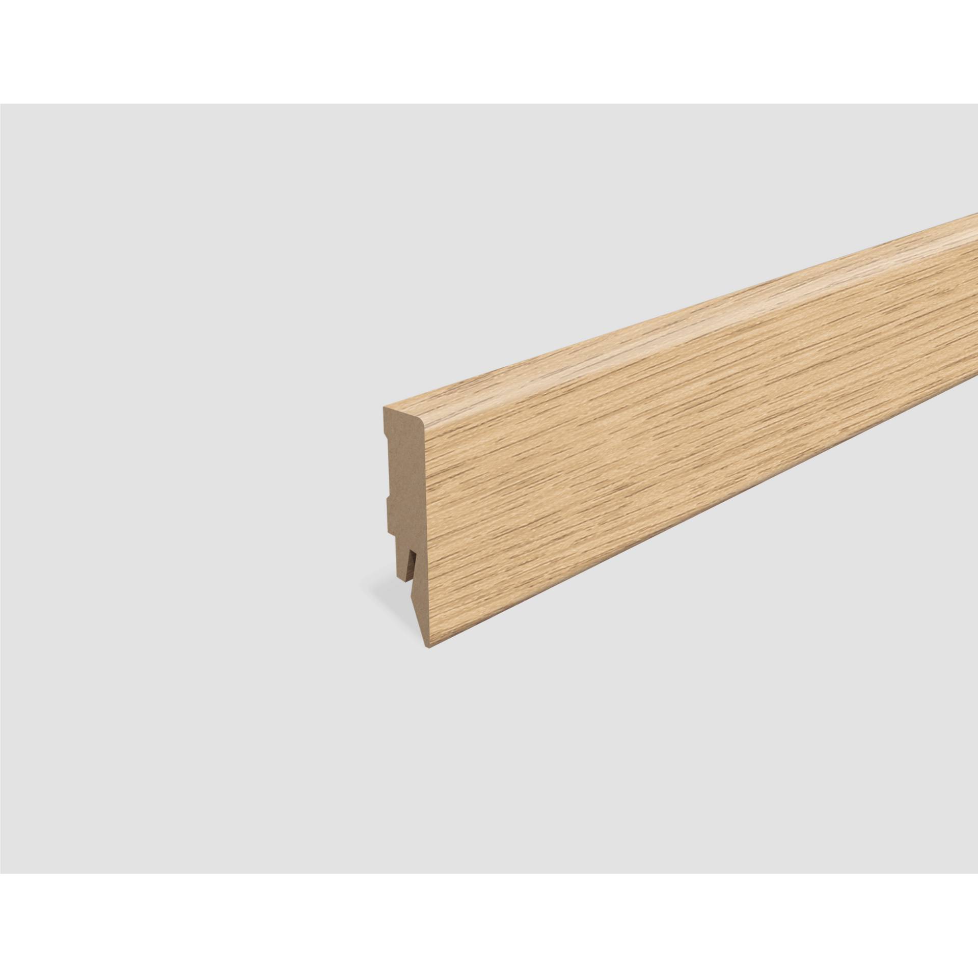 EGGER Sockelleiste 'L623' Eiche hellbraun 2400 x 58 x 14 mm EGGER Sockelleiste 'L623' Eiche hellbraun 2400 x 58 x 14 mm von EGGER