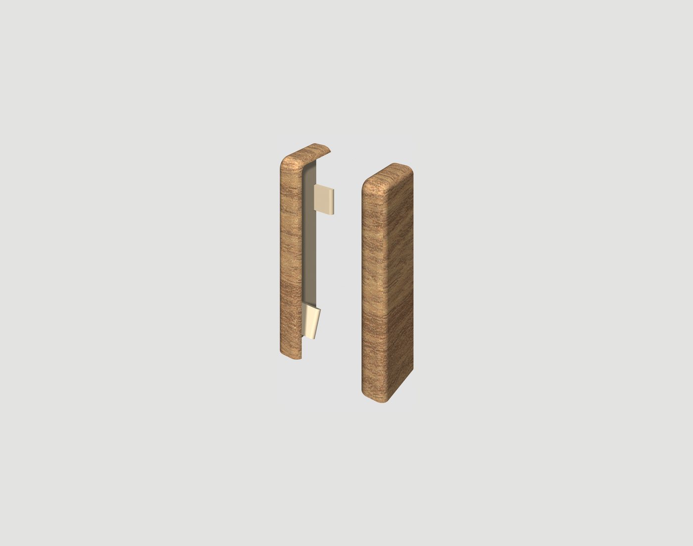 EGGER Sockelleisten-Endstücke Eiche natur, L: 2.2 cm, H: 5.9 cm, 2-St., neues kubisches Profil, 2 Stück EGGER Sockelleisten-Endstücke Eiche natur, L: 2.2 cm, H: 5.9 cm, 2-St., neues kubisches Profil, 2 Stück von EGGER