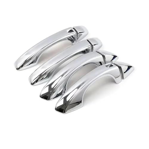 Auto Außentürgriffe Äußerer Türgriff Für 7 MK7 Für MK 7,5 2014-2019 Auto Aufkleber Carbon Chrom Schwarz Silber Außentür Griff Molding Abdeckung trim(Smart Silver) von EGLGPAGAEY