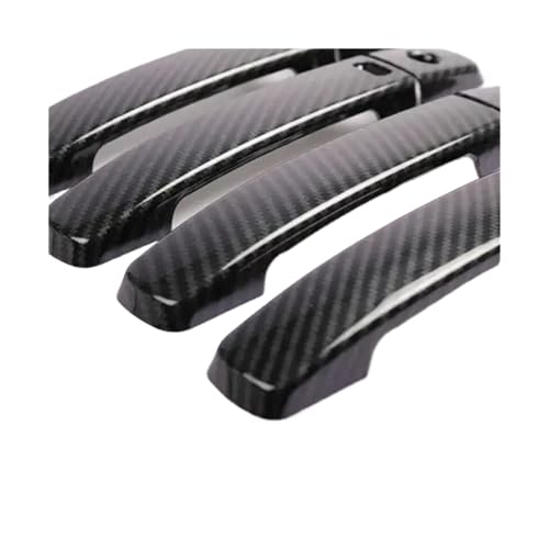 Auto Außentürgriffe Äußerer Türgriff Für Altima 2007-2012 Auto Carbon Faser Stil Schwarz Außentür Griff Molding Abdeckung Trim Aufkleber Decor Auto(Carbon) von EGLGPAGAEY