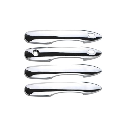 Auto Außentürgriffe Äußerer Türgriff Für Corolla Für Kreuz Für XG10 2021 2022 2023 2024 Türgriff Abdeckung Dekoration Aufkleber 4Pcs Trim Styling außen(Silver) von EGLGPAGAEY