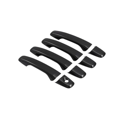 Auto Außentürgriffe Äußerer Türgriff Für Explorer Für Klassische Für U502 2011~2017 Kratzfest Set Chrom Styling Außen Teile Auto Türgriff Abdeckung Trim(Gloss Black) von EGLGPAGAEY