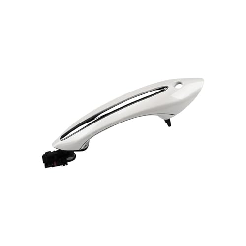 Auto Außentürgriffe Äußerer Türgriff Für F02 F10 F06 F07 Für 5 6 7 Serie Auto Außen Komfort Zugang Türgriff Keyless Go Ersatz Schwarz weiß Braun(White Front Left) von EGLGPAGAEY