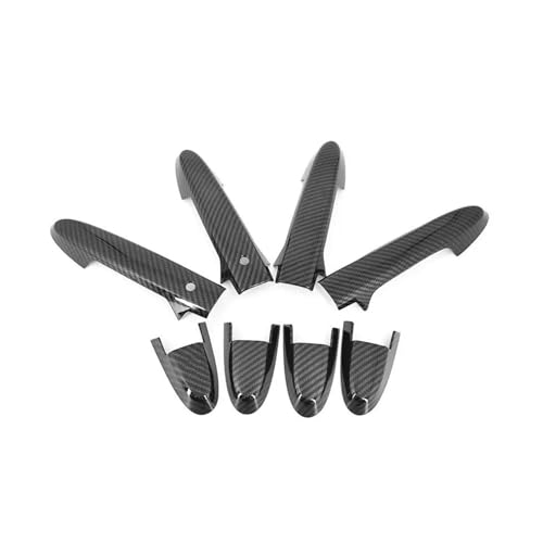 Auto Außentürgriffe Äußerer Türgriff Für Fit Für Jazz 2014 2015 2016 2017 2018 2019 2020 Carbon Faser Chrom Türgriff Abdeckung Aufkleber Styling(Carbon 2 buttons) von EGLGPAGAEY