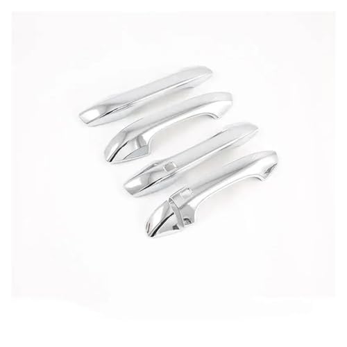 Auto Außentürgriffe Äußerer Türgriff Für Kia Für K5 Für Optima 2021 2022 2023 Auto Carbon Faser Stil Silber Außentür Griff Molding Abdeckung Trim keyhole Decor Auto(Silver) von EGLGPAGAEY