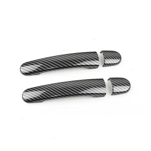 Auto Außentürgriffe Äußerer Türgriff Für TT Für MK1 (8n) A2 2000 2001 2002 2003 2004 2005 ABS Chrom/Carbon Textur Auto Außentür Griff Abdeckung Schutz Trim(Carbon Texture 3) von EGLGPAGAEY