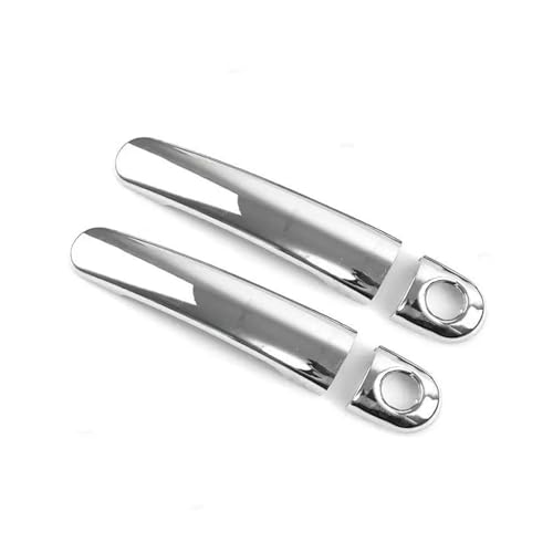 Auto Außentürgriffe Äußerer Türgriff Für TT Für MK1 (8n) A2 2000 2001 2002 2003 2004 2005 ABS Chrom/Carbon Textur Auto Außentür Griff Abdeckung Schutz Trim(Silver 2) von EGLGPAGAEY