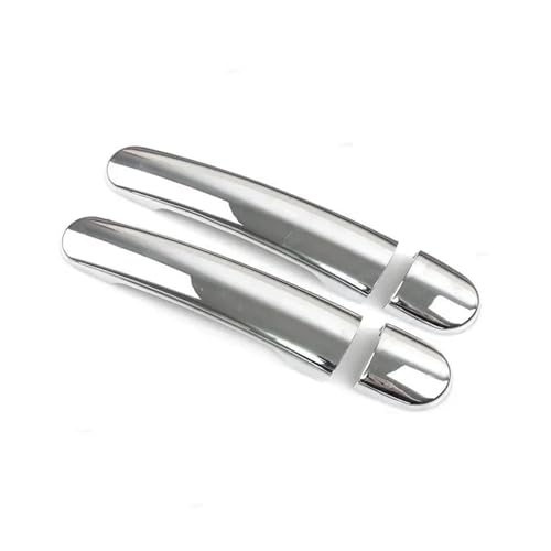 Auto Außentürgriffe Äußerer Türgriff Für TT Für MK1 (8n) A2 2000 2001 2002 2003 2004 2005 ABS Chrom/Carbon Textur Auto Außentür Griff Abdeckung Schutz Trim(Silver 3) von EGLGPAGAEY
