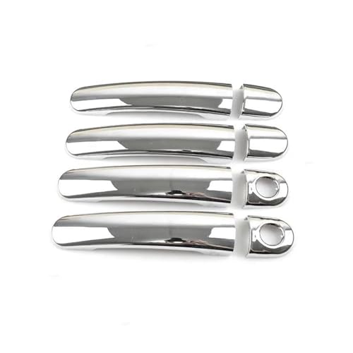 Auto Außentürgriffe Äußerer Türgriff Für TT Für MK1 (8n) A2 2000 2001 2002 2003 2004 2005 ABS Chrom/Carbon Textur Auto Außentür Griff Abdeckung Schutz Trim(Silver B) von EGLGPAGAEY