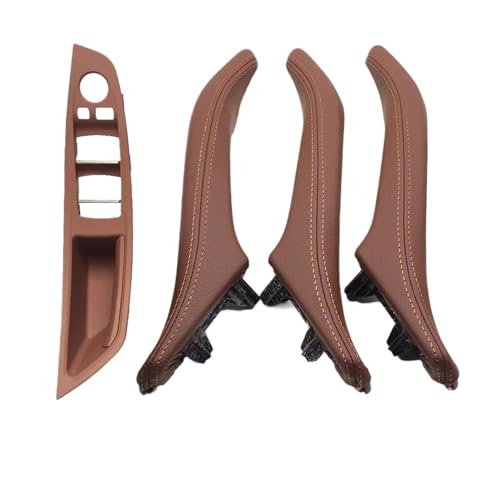 Innen Tür Pull Griff Für 5 Series F10 F11 520d 523i 525i 528i 530i 535i 540i LHD Innentürgriff mit Abdeckung Montage 4-teiliges Set(Model A Brown) von EGLGPAGAEY