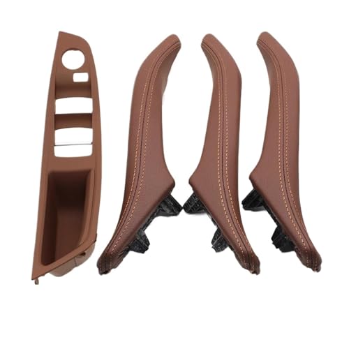 Innen Tür Pull Griff Für 5 Series F10 F11 520d 523i 525i 528i 530i 535i 540i LHD Innentürgriff mit Abdeckung Montage 4-teiliges Set(Model B Brown) von EGLGPAGAEY