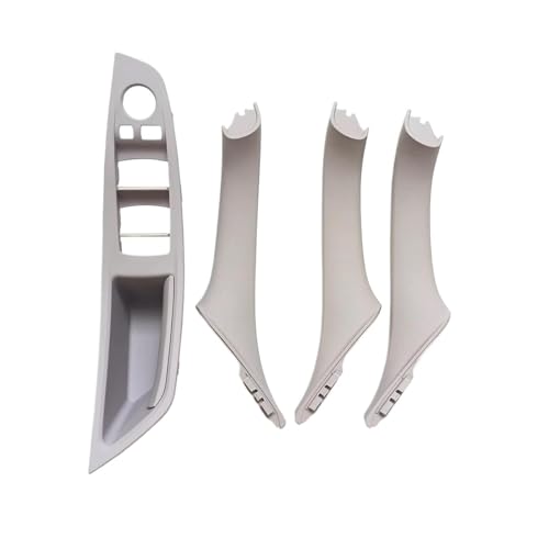 Innen Tür Pull Griff Für 5 Series F10 F11 520i 523i 525i 528i 530i LHD Beige Schwarz Rot Innentür Armlehne Einbauplatte Türgriff(LHD Gray Set) von EGLGPAGAEY