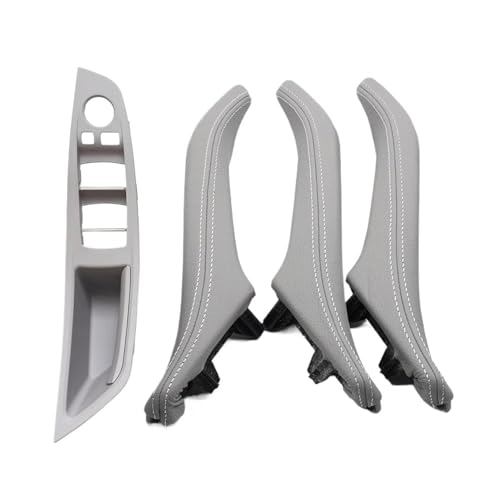 Innen Tür Pull Griff Für 5er F10 F11 520d 523i 525i 528i 530i 535i 540i LHD Innentürgriff mit Lederbezug 4 teiliges Set(Model A Gray) von EGLGPAGAEY
