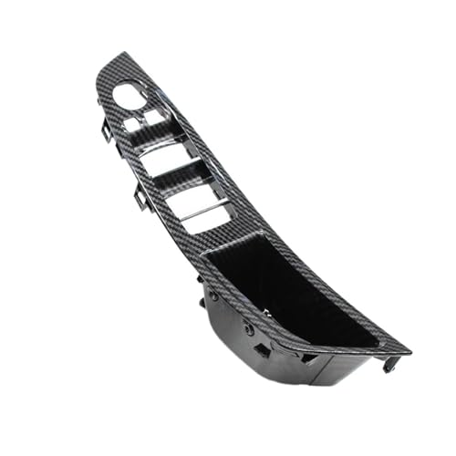 Innen Tür Pull Griff Für 5er F10 F11 520i 523i 525i 528i 530i 535i LHD RHD Carbon Fiber Auto Innentürgriff Pull 7-teiliges Set(RHD Armrest Panel) von EGLGPAGAEY