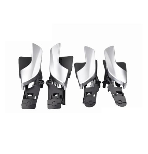 Innen Tür Pull Griff Für Alfa Für Romeo Für Giulietta 2010-2019 156092167 156092165 Interner Griff Auto Links Rechts Auto Innentürgriff(Matte Silver 4pcs) von EGLGPAGAEY