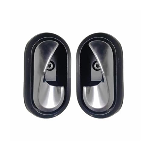 Innen Tür Pull Griff Für Sandero 2008-2012 Für Logan 2004-2013 8200733848 Innen Links Rechts Auto Innen Innen Tür Pull Griff(Silver Pair) von EGLGPAGAEY