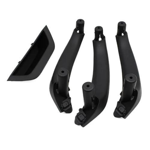 Innen Tür Pull Griff Für X3 Für X4 F25 F26 2010-2016 LHD Auto Innen Vorne Links Fahrertür Armlehne Panel Abdeckung Tür inner Griff Pull Trim(LHD Set Black) von EGLGPAGAEY