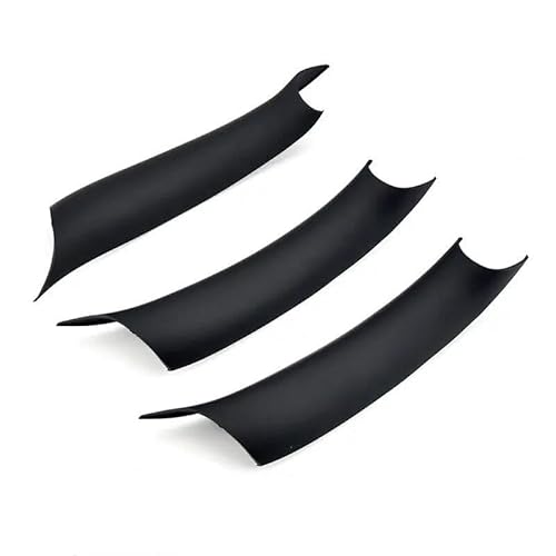 Innen Tür Pull Griff Für X5 F15 X6 F16 2014-2018 LHD RHD Carbon Black 3-teilige Innentür Beifahrerseite Zuggriffabdeckung Dekoration Geeignet(Black RHD) von EGLGPAGAEY