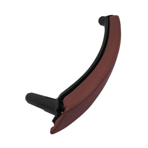Innen Tür Pull Griff Für X5 Für X6 E70 E71 E72 2007-2013 Innen Auto Links Rechts Passagier Tür Pull Griff mit leder Abdeckung Trim Ersatz(Left Red Brown) von EGLGPAGAEY
