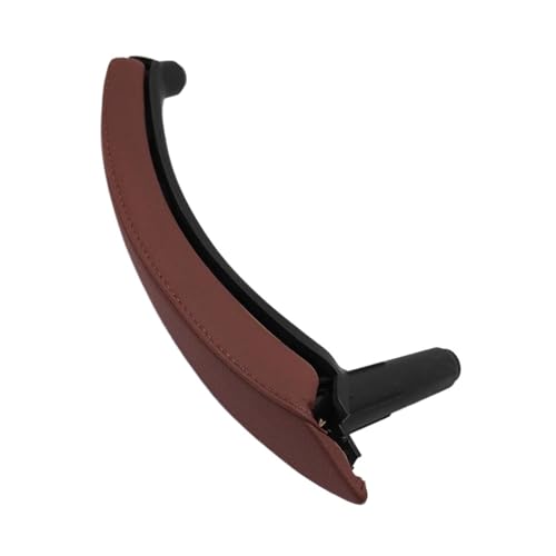 Innen Tür Pull Griff Für X5 Für X6 E70 E71 E72 2007-2013 Innen Auto Links Rechts Passagier Tür Pull Griff mit leder Abdeckung Trim Ersatz(Right Red Brown) von EGLGPAGAEY