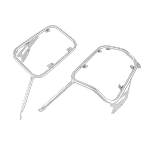 Motorrad Heckgepäckträger Für G310GS G 310 G310 GS 2017-2023 Stahl Satteltaschen Rack Seite Stamm Gepäck Halterung Heck Koffer Träger(Silver Pannier Rack) von EGLGPAGAEY