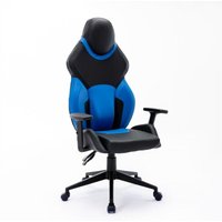 Portimao Sky sportlich verstellbarer ergonomischer Kunstleder-Gaming-Stuhl Portimao Sky sportlich verstellbarer ergonomischer Kunstleder-Gaming-Stuhl von EGLI