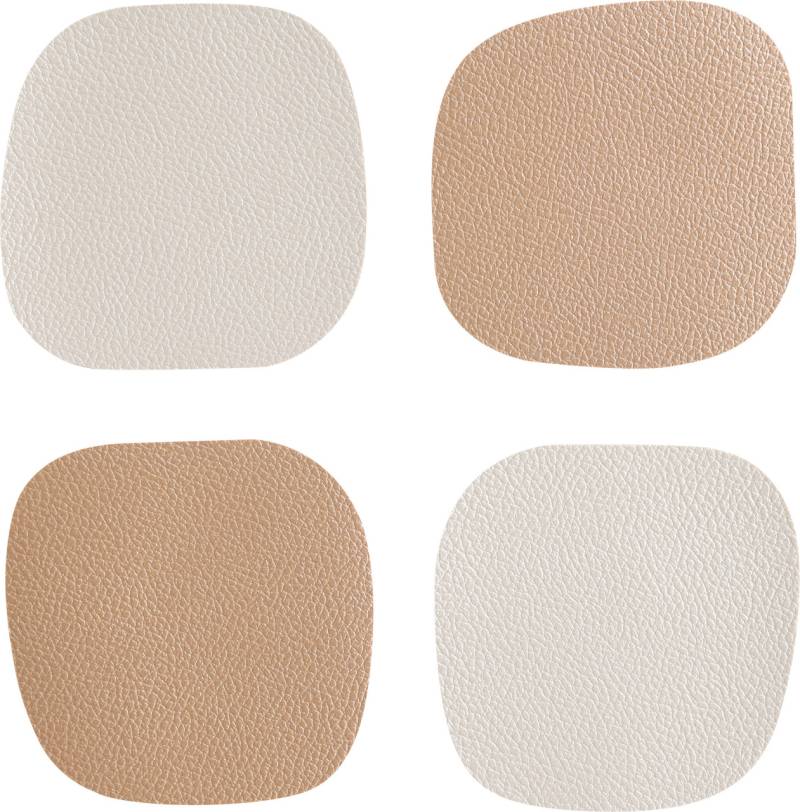Vinanivao Untersetzer 10 x 10 cm creme/gold 4er-Set Vinanivao Untersetzer 10 x 10 cm creme/gold 4er-Set von EGLO Living