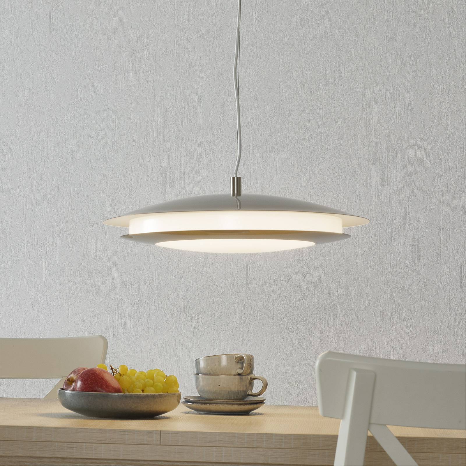 EGLO connect Moneva-C LED-Hängelampe nickel Ø 48,5 von EGLO connect