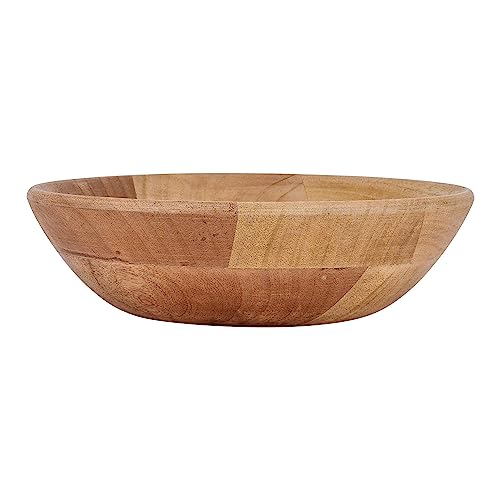 EGLO LIVING Dekoschale Forleyet, natürliche Schale zum Dekorieren, runde Holzschüssel, Deko Schüssel aus Holz in Natur, Holzschale Ø 24,5 cm von EGLO LIVING