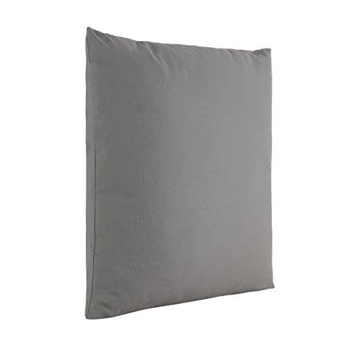 EGLO LIVING Kissen Iles, Couch Zierkissen Basic, Dekokissen aus Polyester und Baumwolle in Grau, Kissenbezug mit Inlett, Sofakissen 50x50 cm von EGLO LIVING