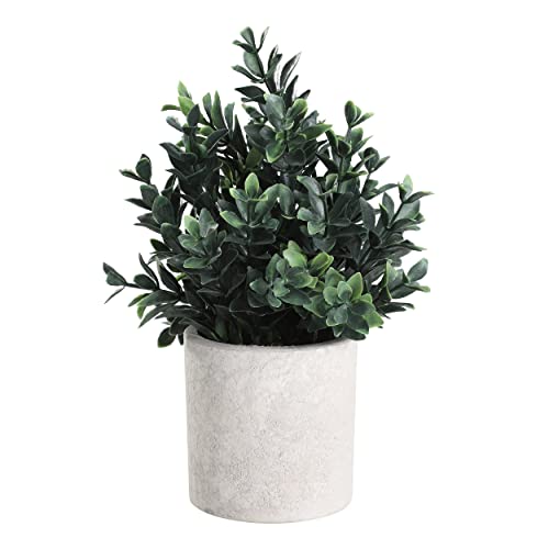 EGLO LIVING Kunstpflanze Chitose, künstliche Zimmerpflanze im Topf, naturgetreue Deko Pflanze für Wohnzimmer, Kunstblume aus Kunststoff in Grün und Paper Pulp in Braun, 23 cm von EGLO LIVING