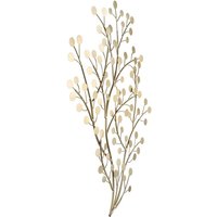 Wanddeko Chikuma, elegantes 3D Wandbild im Blatt-Design, Wandobjekt aus Metall in Messing, Wand Deko für Wohnzimmer und Schlafzimmer, Wanddekoration Wanddeko Chikuma, elegantes 3D Wandbild im Blatt-Design, Wandobjekt aus Metall in Messing, Wand Deko für Wohnzimmer und Schlafzimmer, Wanddekoration von EGLO LIVING