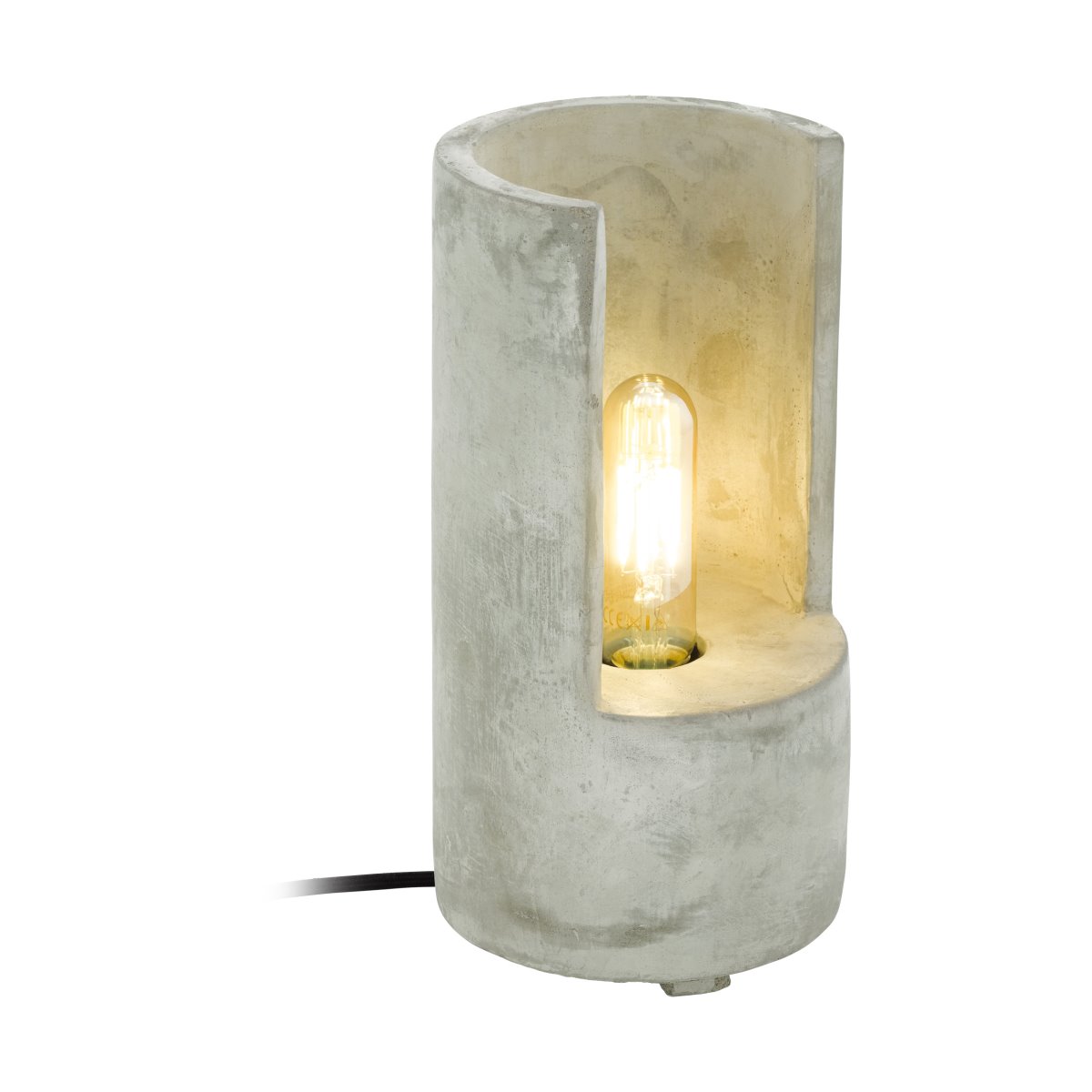 Beton Tischlampe Vintage EGLO LYNTON H 270mm E27 von EGLO Leuchten