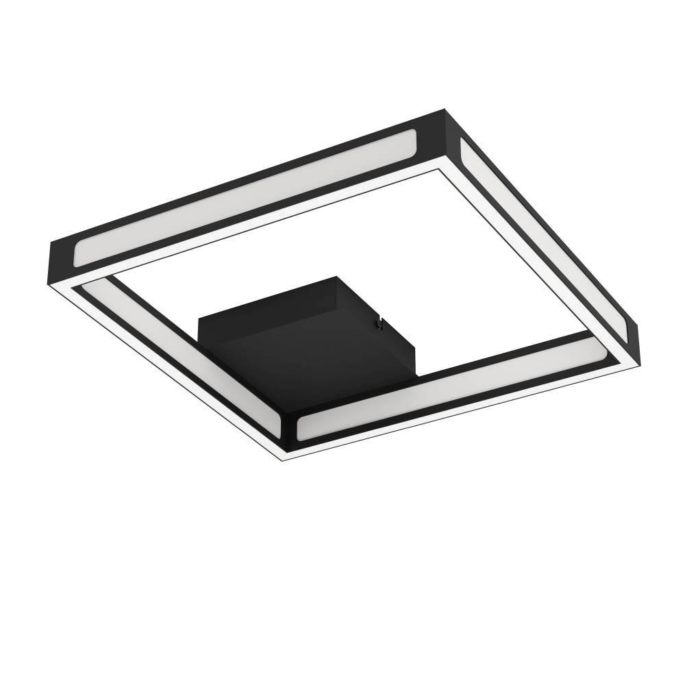 EGLO ALTAFLOR LED Deckenleuchte schwarz, weiß 1520lm 3000K 31,5x31,5x7cm von EGLO Leuchten