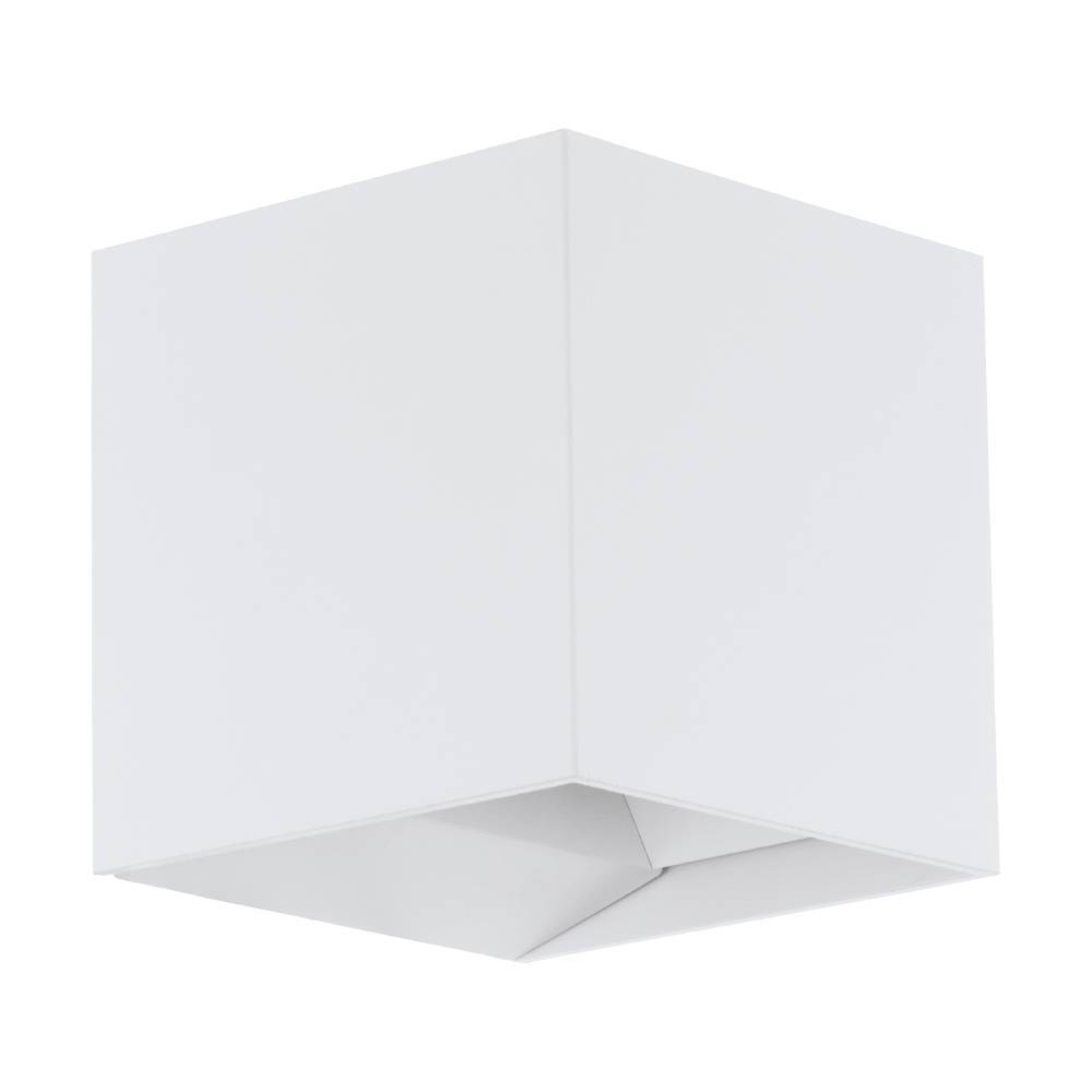 EGLO CALPINO LED Wandaußenleuchte weiß 680lm 3000K IP54 10,5x11x10,5cm von EGLO Leuchten