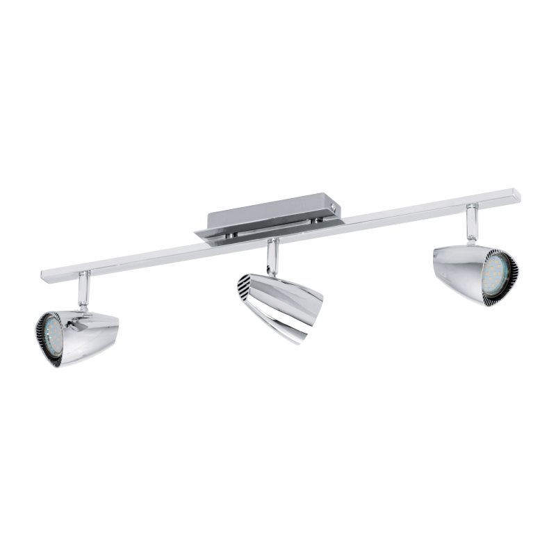 EGLO CORBERA LED Spotbalken, 3-flg. GU10 chrom von EGLO Leuchten