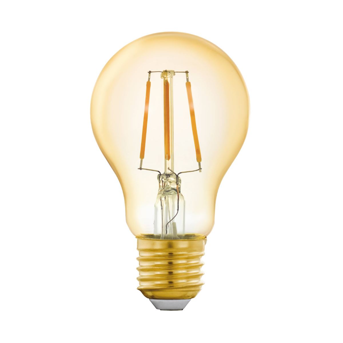 EGLO Connect E27 A60 LED Leuchtmittel 500lm 4,9W 360° 2200K extra-warmweiss amber 60x105mm App Steuerbar von EGLO Leuchten